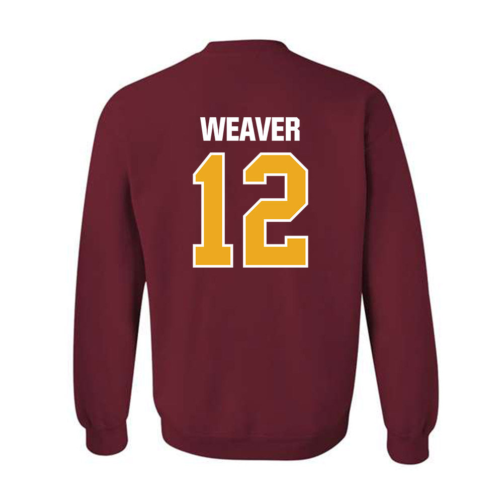 undefined - NCAA Women's Volleyball : Skylar Weaver - Crewneck Sweatshirt-1