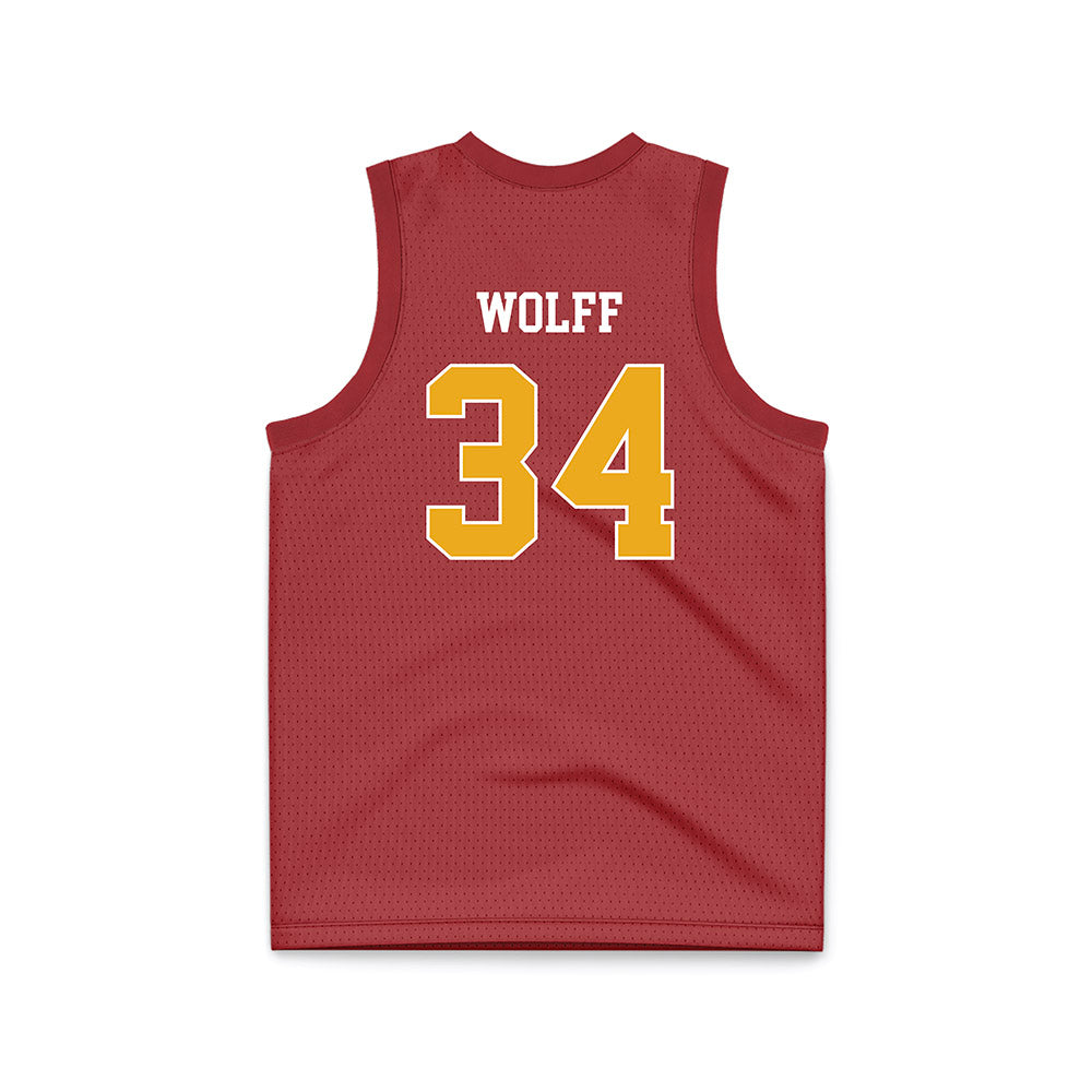 UMSL - NCAA Women's Basketball : Alexandra Wolff - red Basketball Jersey-1