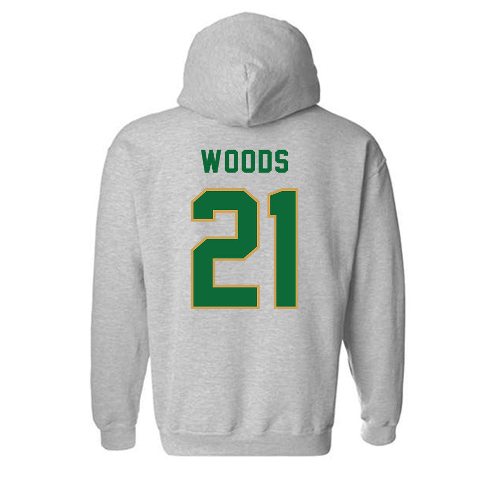 Wright State - NCAA Men's Basketball : Logan Woods - Hooded Sweatshirt-1