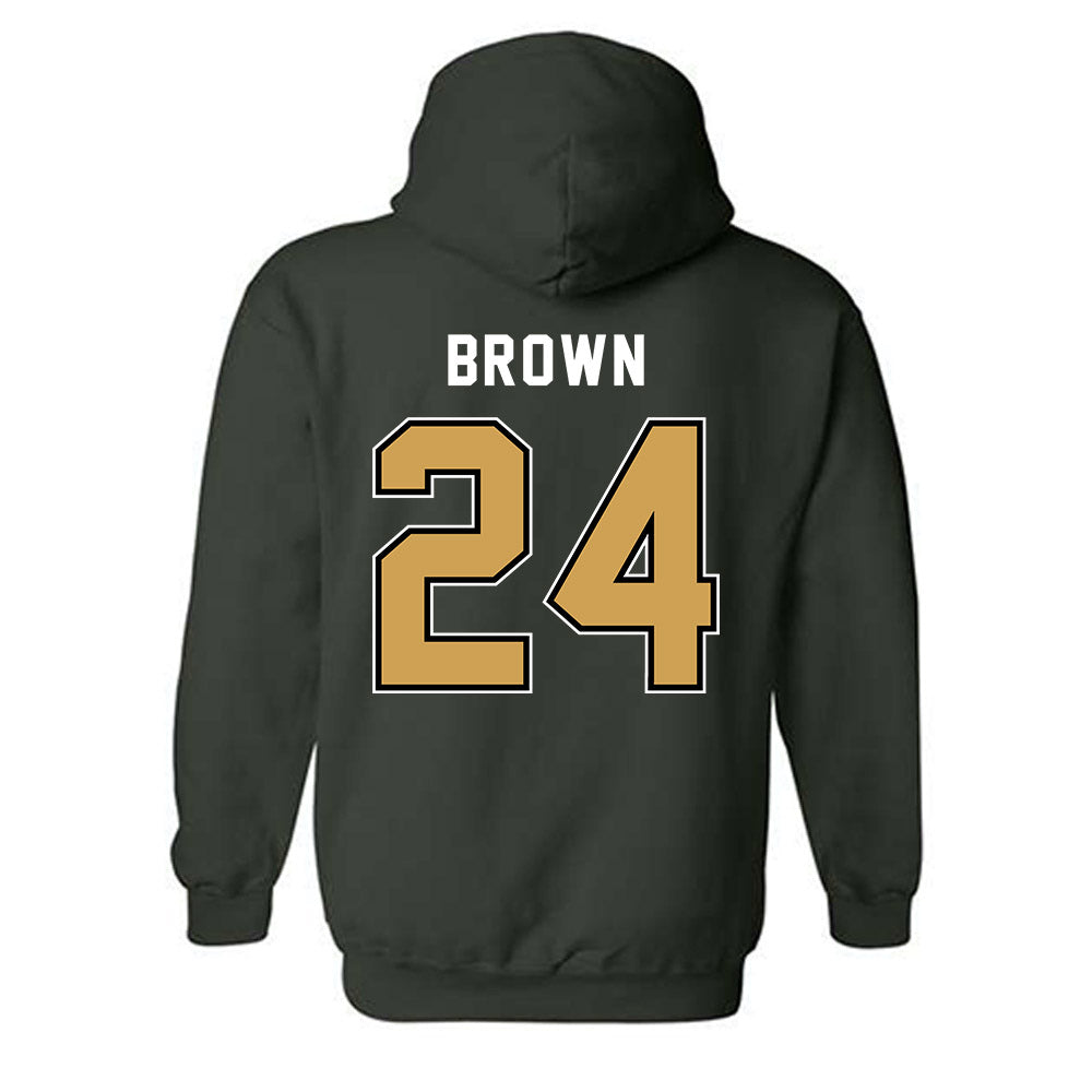 Wright State - NCAA Women's Basketball : Olivia Brown - Hooded Sweatshirt-1