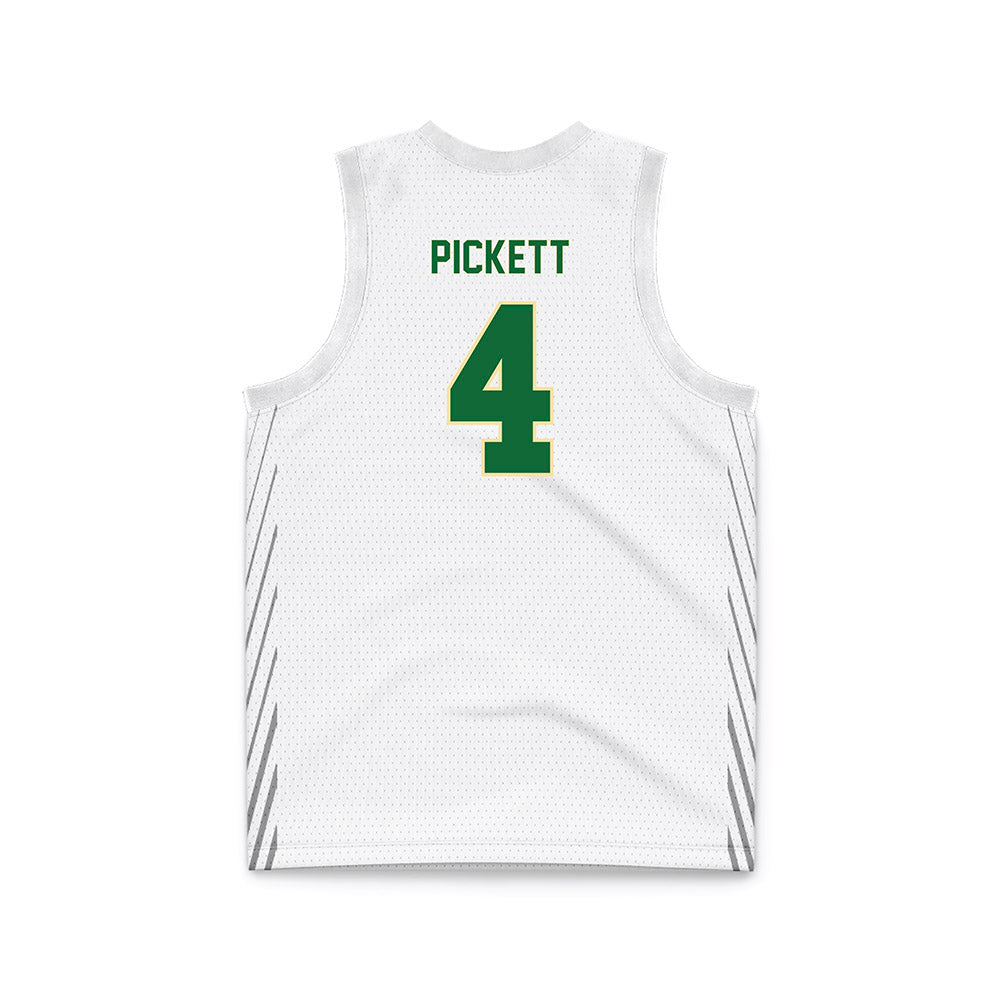 Wright State - NCAA Men's Basketball : Kellen Pickett - White Basketball Jersey-1