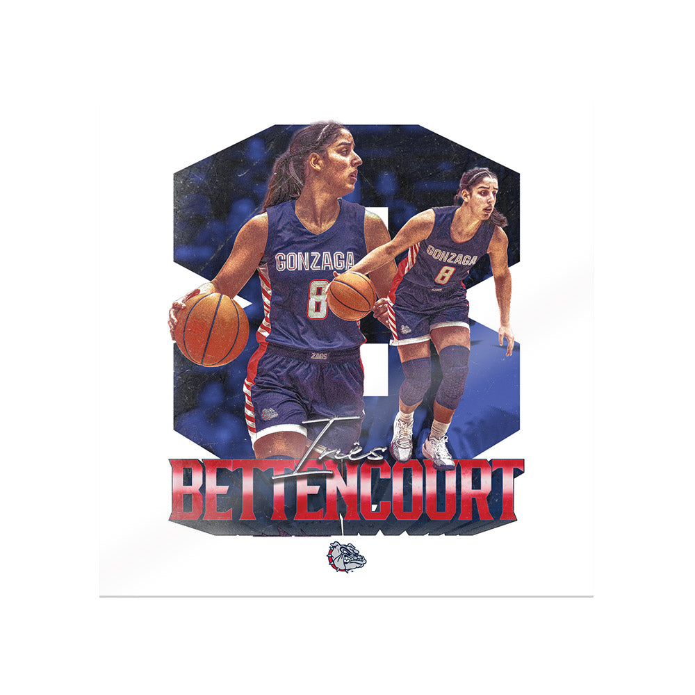 Gonzaga - NCAA Women's Basketball : Ines Bettencourt - Sticker-0