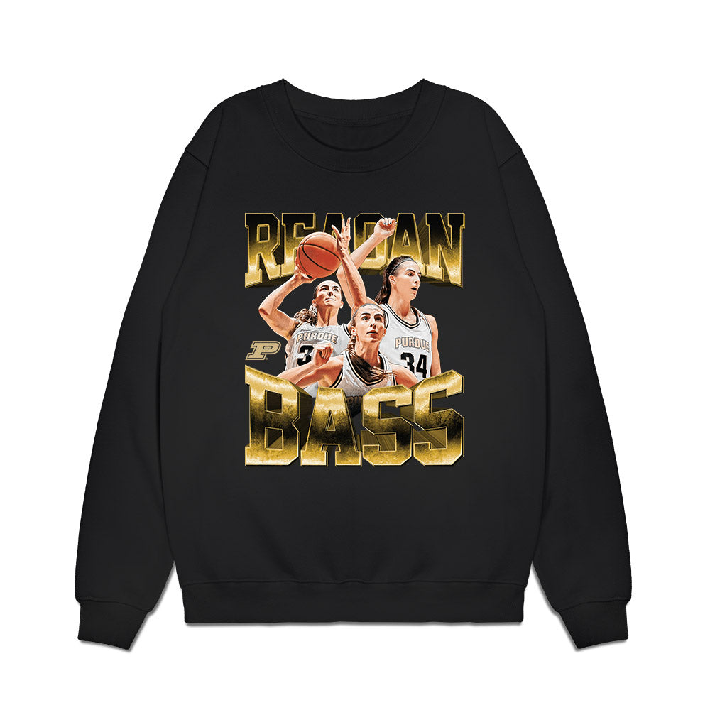 Purdue - NCAA Women's Basketball : - Player Collage Premium Crewneck Sweatshirt-0