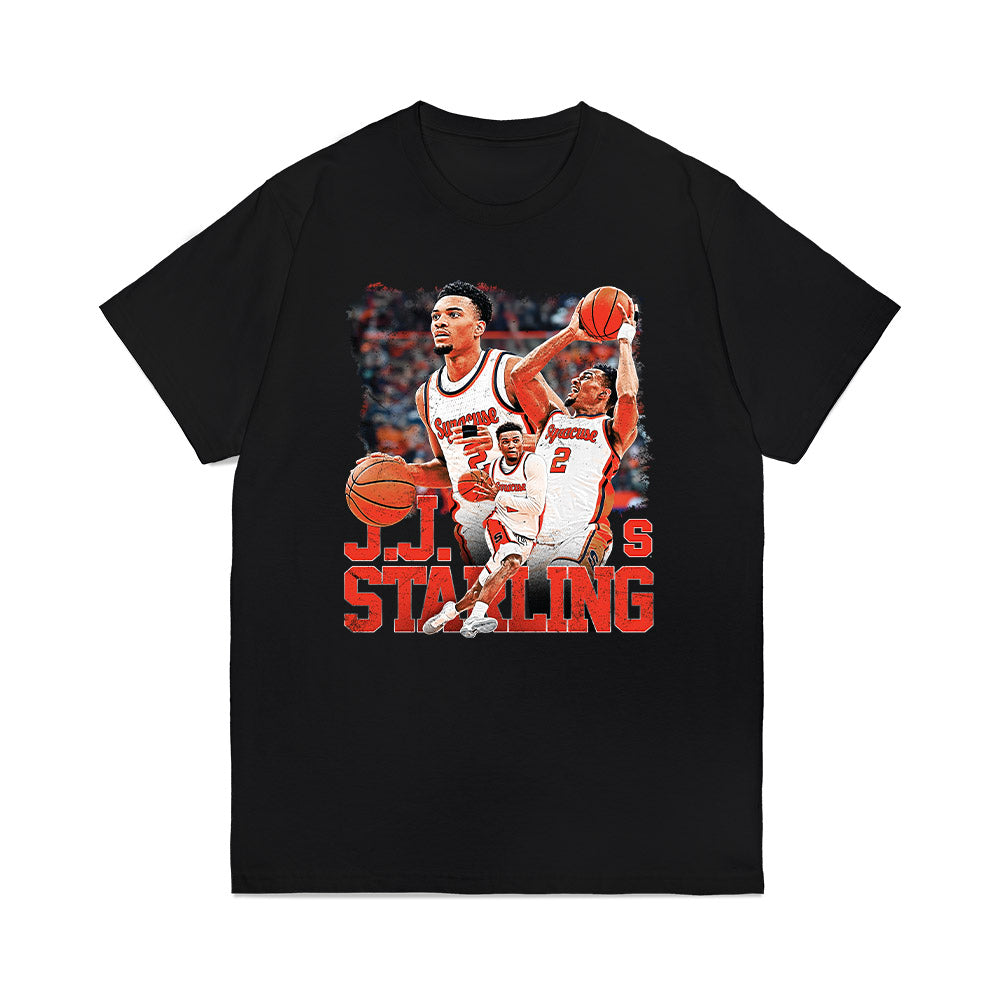 Syracuse - NCAA Men's Basketball : JJ Starling - Collage Premium T-Shirt-0
