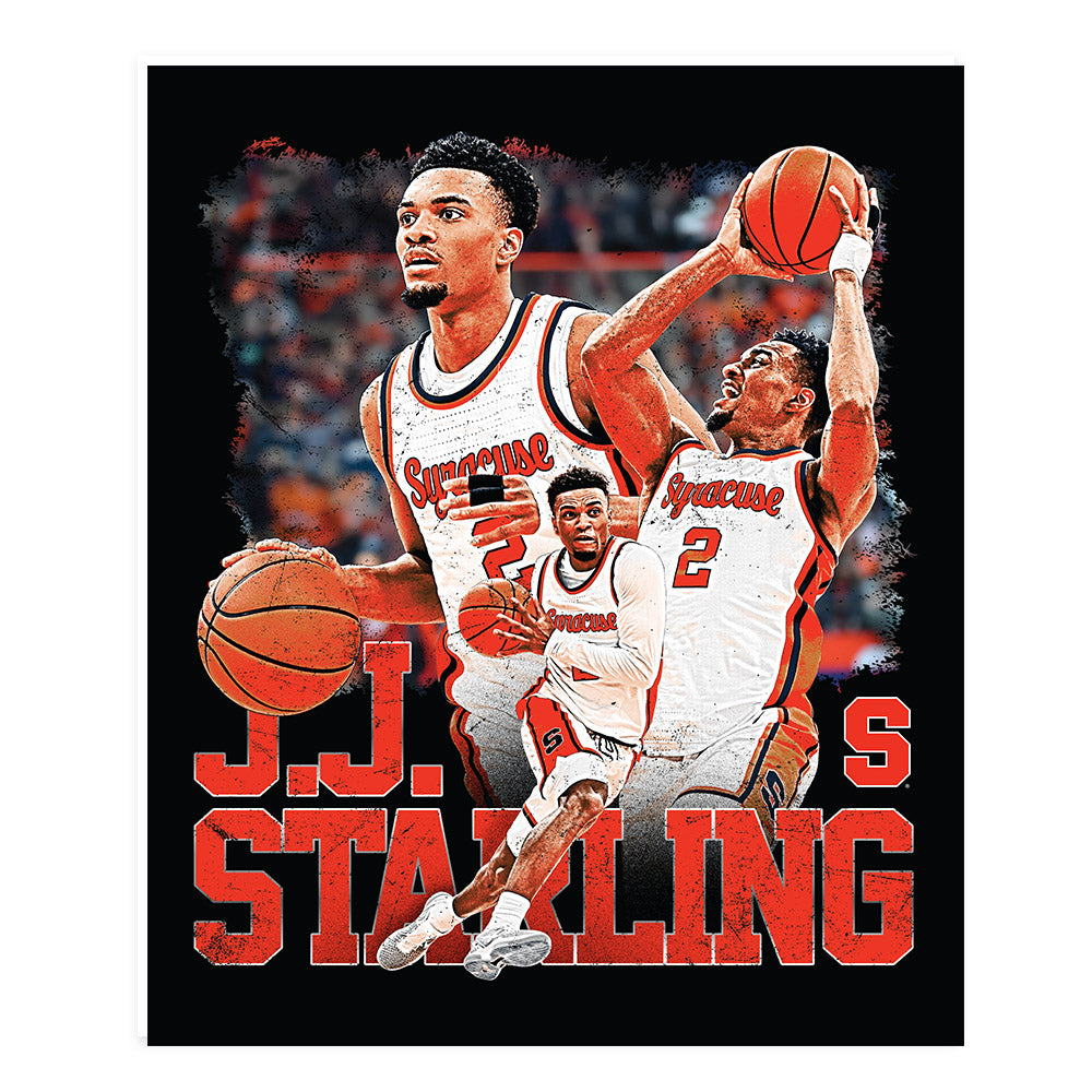 Syracuse - NCAA Men's Basketball : JJ Starling - Collage Poster 20x24-0