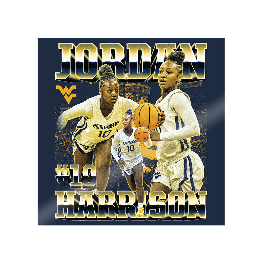 West Virginia - NCAA Women's Basketball : Jordan Harrison - Collage Sticker-0