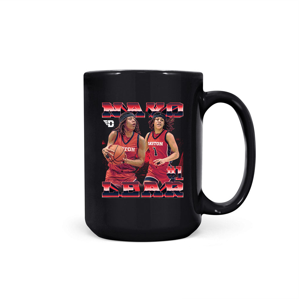 Dayton - NCAA Women's Basketball : Nayo Lear - Collage Coffee Mug-0
