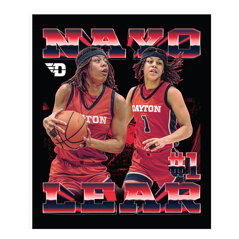 Dayton - NCAA Women's Basketball : Nayo Lear - Collage Poster 20x24-0