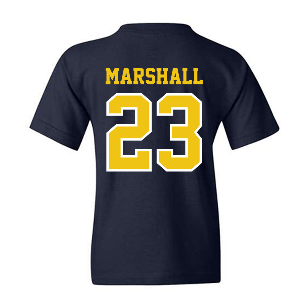 Michigan - NCAA Football : Jordan Marshall - Classic Shersey Youth T-Shirt-1