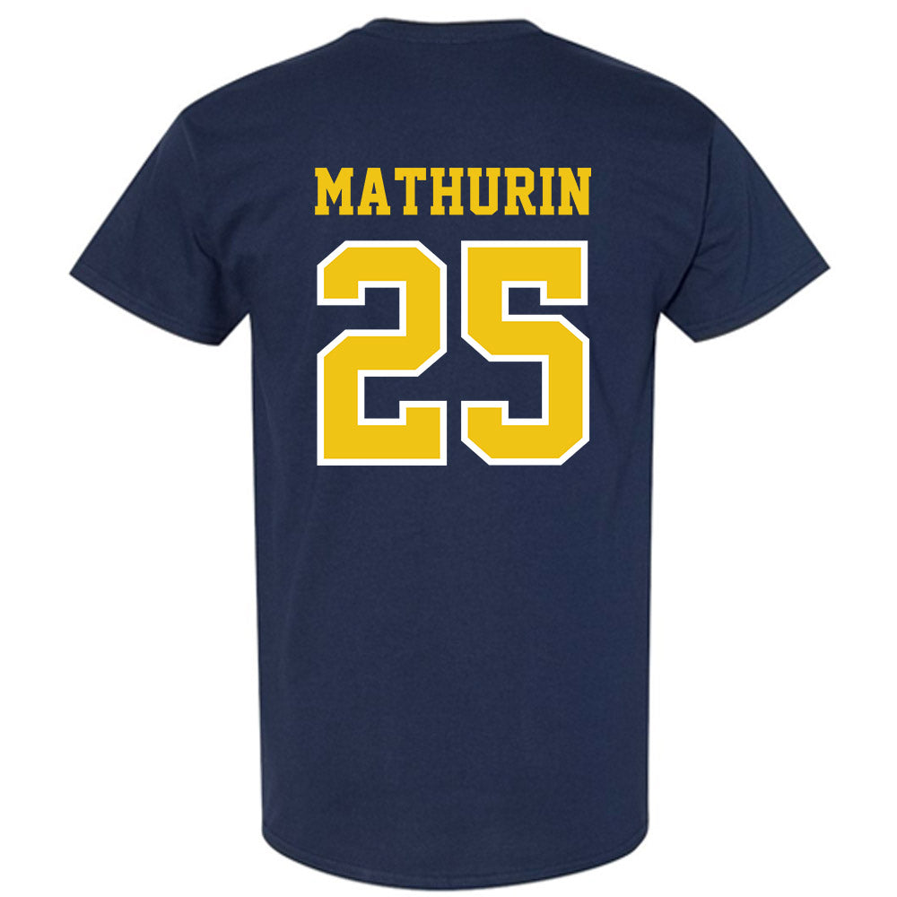 Michigan - NCAA Women's Basketball : McKenzie Mathurin - Classic Shersey T-Shirt-1
