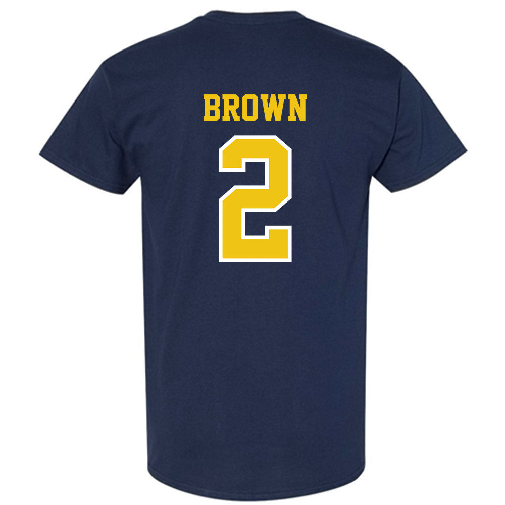 Michigan - NCAA Women's Basketball : Macy Brown - Classic Shersey T-Shirt-1