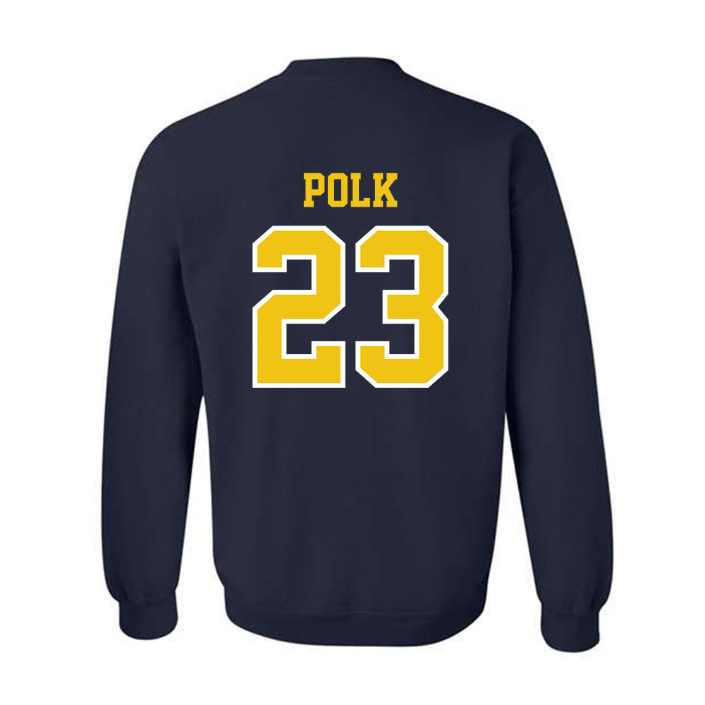 Michigan - NCAA Women's Lacrosse : Haley Polk - Classic Shersey Crewneck Sweatshirt-1