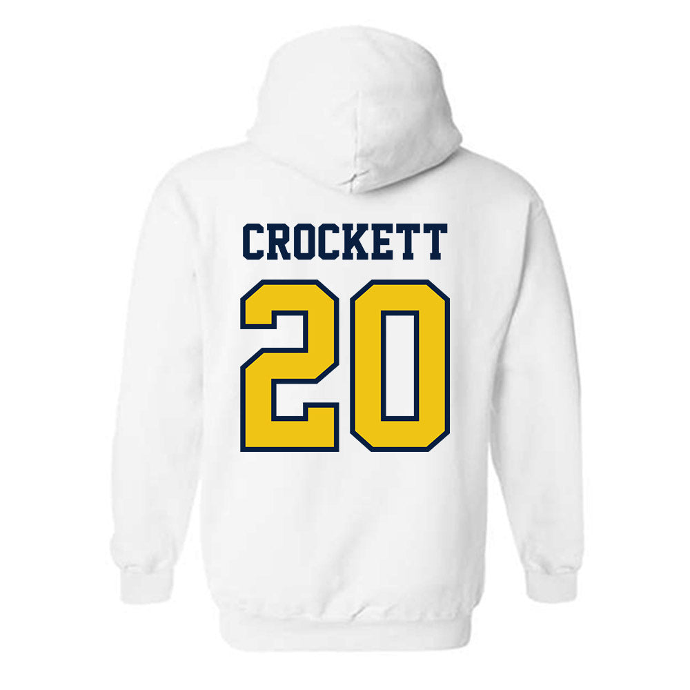 Michigan - NCAA Women's Basketball : Alyssa Crockett - Classic Shersey Hooded Sweatshirt-1