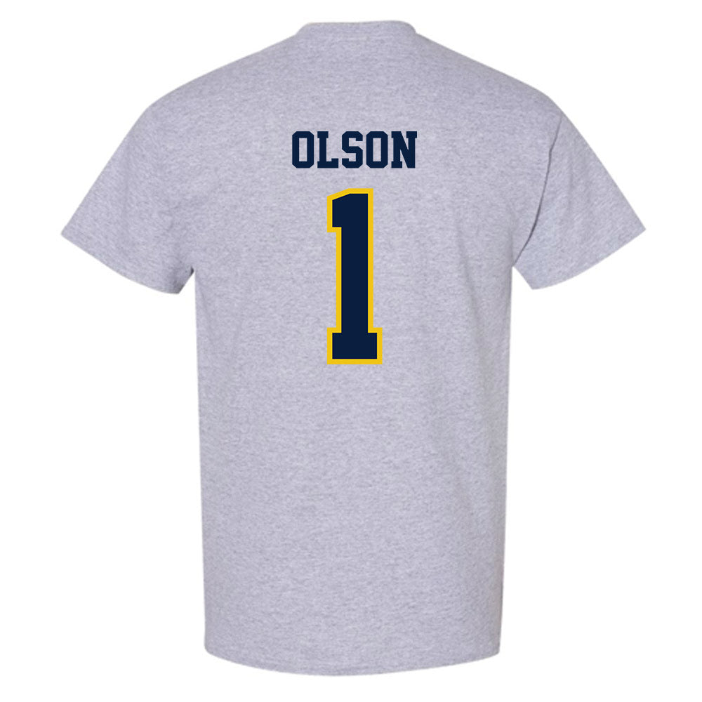 Michigan - NCAA Women's Basketball : Olivia Olson - Classic Shersey T-Shirt-1