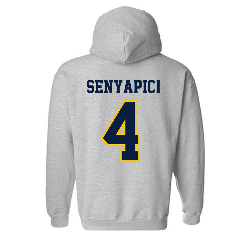 Michigan - NCAA Women's Volleyball : Ece Senyapici - Classic Shersey Hooded Sweatshirt-1