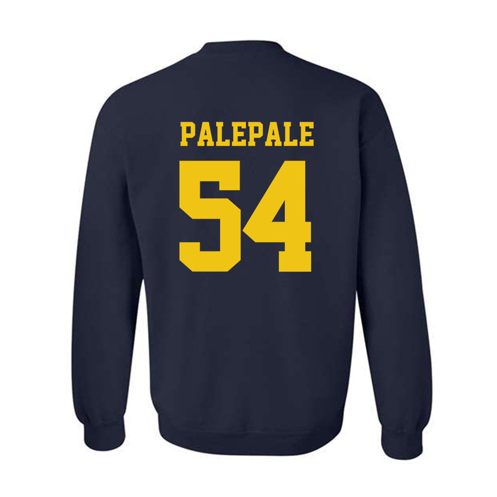 Michigan - NCAA Football : Deyvid Palepale - Sports Shersey Crewneck Sweatshirt-1