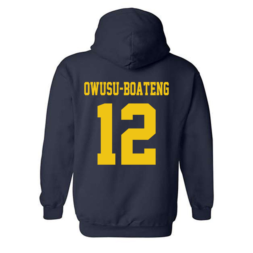 Michigan - NCAA Football : Nathaniel Owusu-Boateng - Sports Shersey Hooded Sweatshirt-1