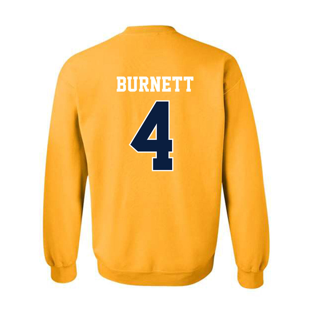Michigan - NCAA Men's Basketball : Nimari Burnett - Sports Shersey Crewneck Sweatshirt-1