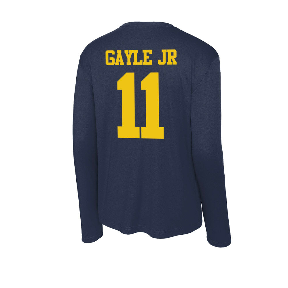 Michigan - NCAA Men's Basketball : Roddy Gayle Jr - Activewear Long Sleeve T-Shirt-1