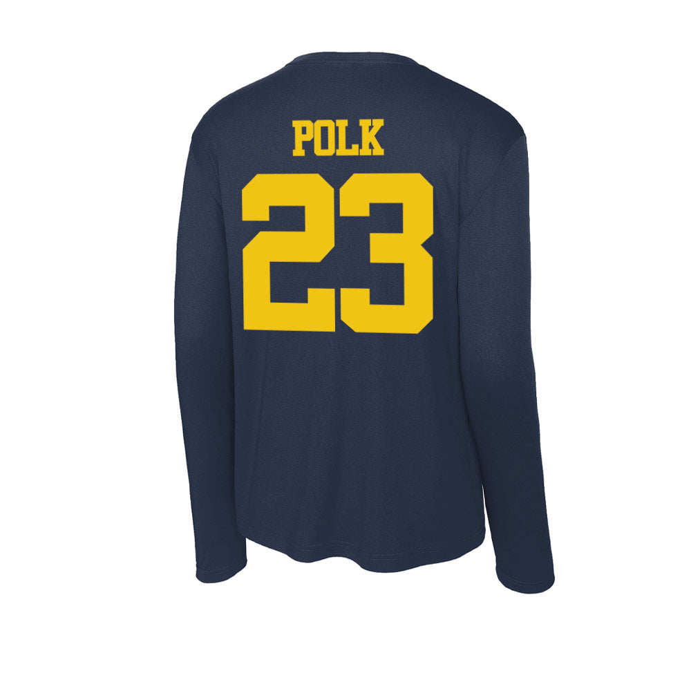 Michigan - NCAA Women's Lacrosse : Haley Polk - Activewear Long Sleeve T-Shirt-1