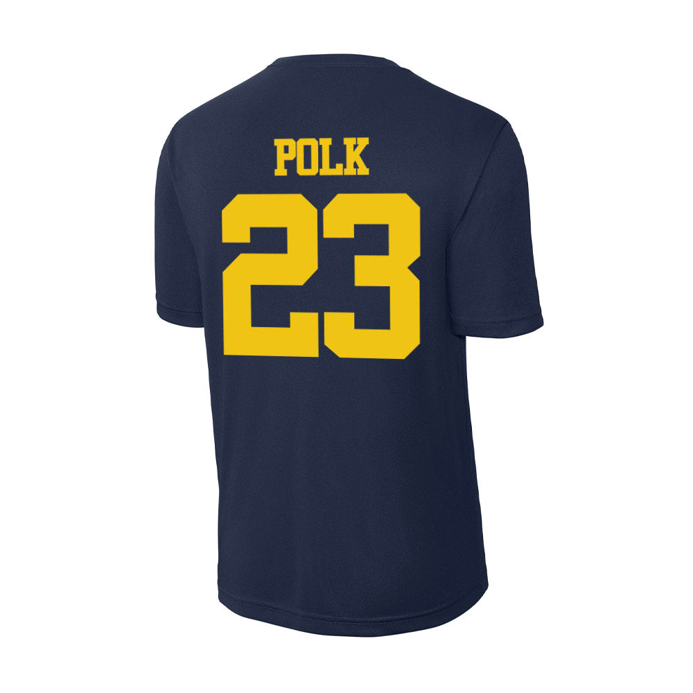 Michigan - NCAA Women's Lacrosse : Haley Polk - Activewear T-Shirt-1