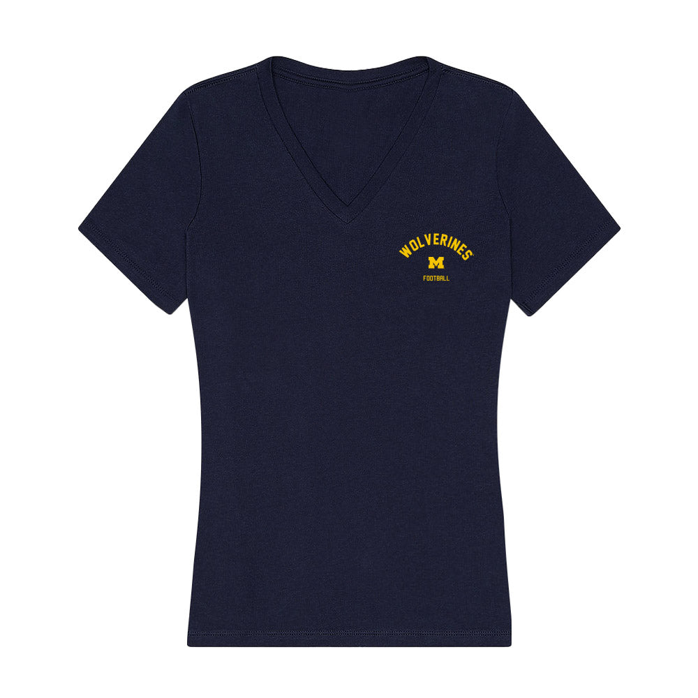 Michigan - NCAA Football : Caleb Anderson - Classic Shersey Women's V-Neck T-Shirt-0