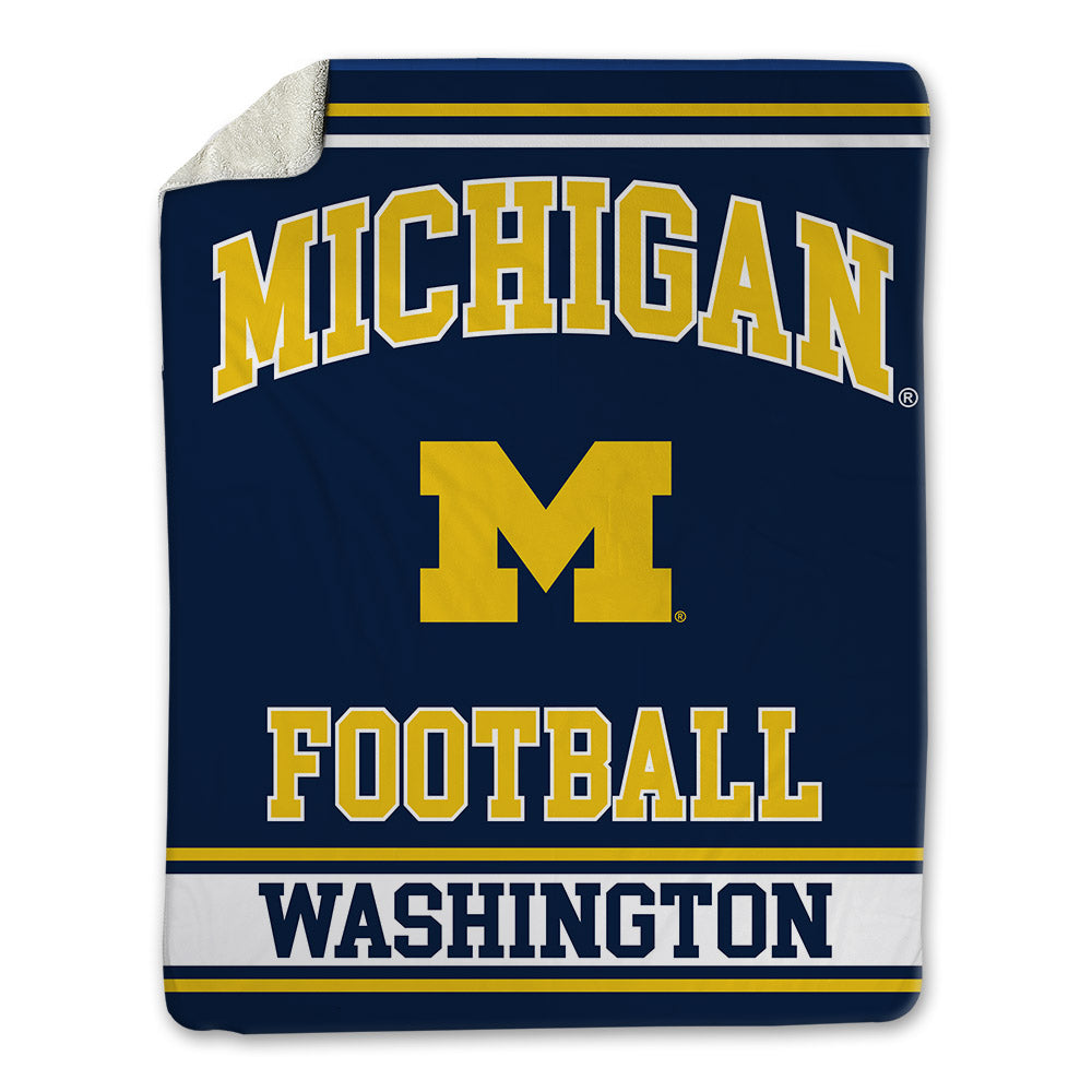 Michigan - NCAA Football : Jacob Washington - Blanket-0