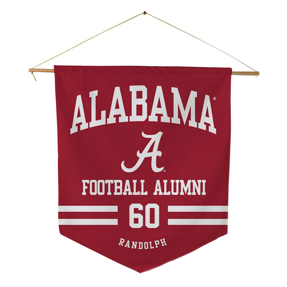 Alabama - Football Alumni : Kendall Randolph - Pennant - 18" x 21"-0