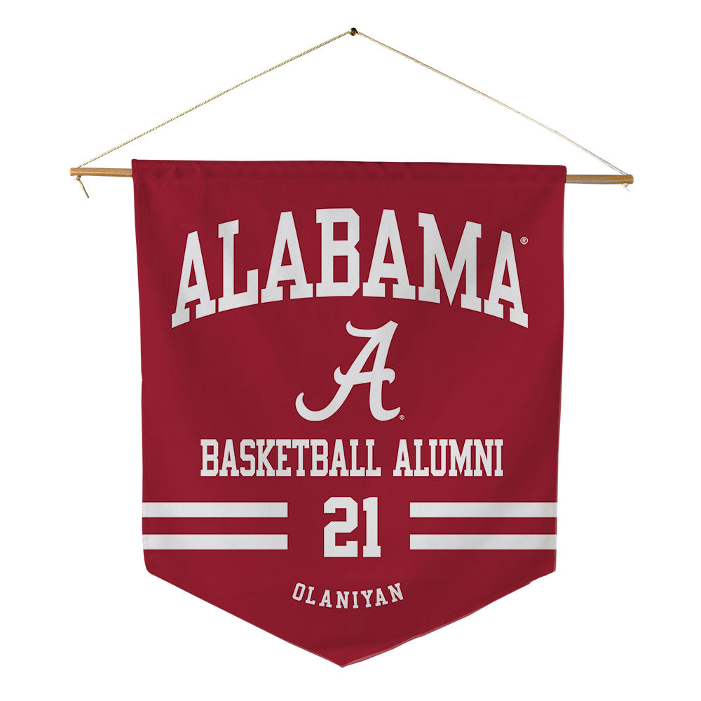 Alabama - Men's Basketball Alumni : Bola Ahmed Olaniyan - Pennant - 18" x 21"-0