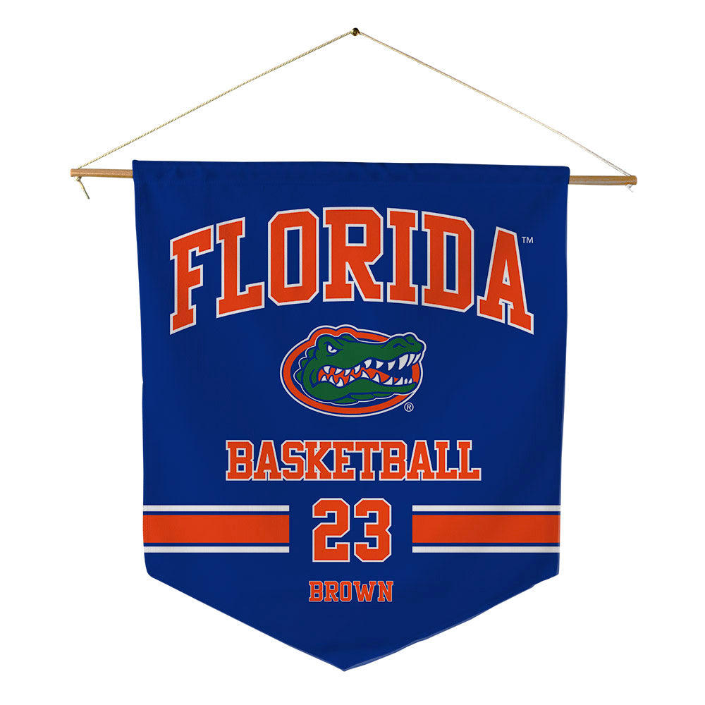 Florida - NCAA Men's Basketball : AJ Brown - Pennant - 18" x 21"-0