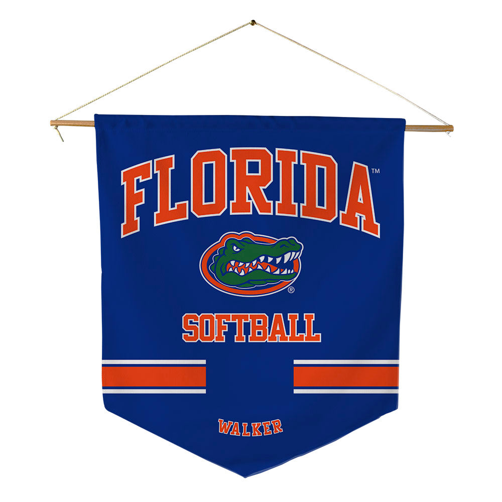Florida - NCAA Softball : Robin Walker - Pennant - 18" x 21"-0