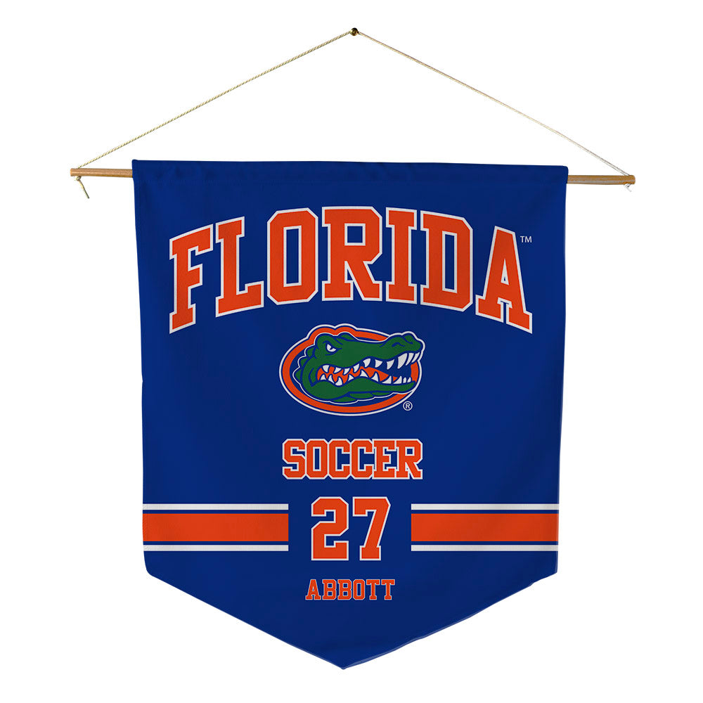 Florida - NCAA Women's Soccer : Norah Abbott - Pennant - 18" x 21"-0