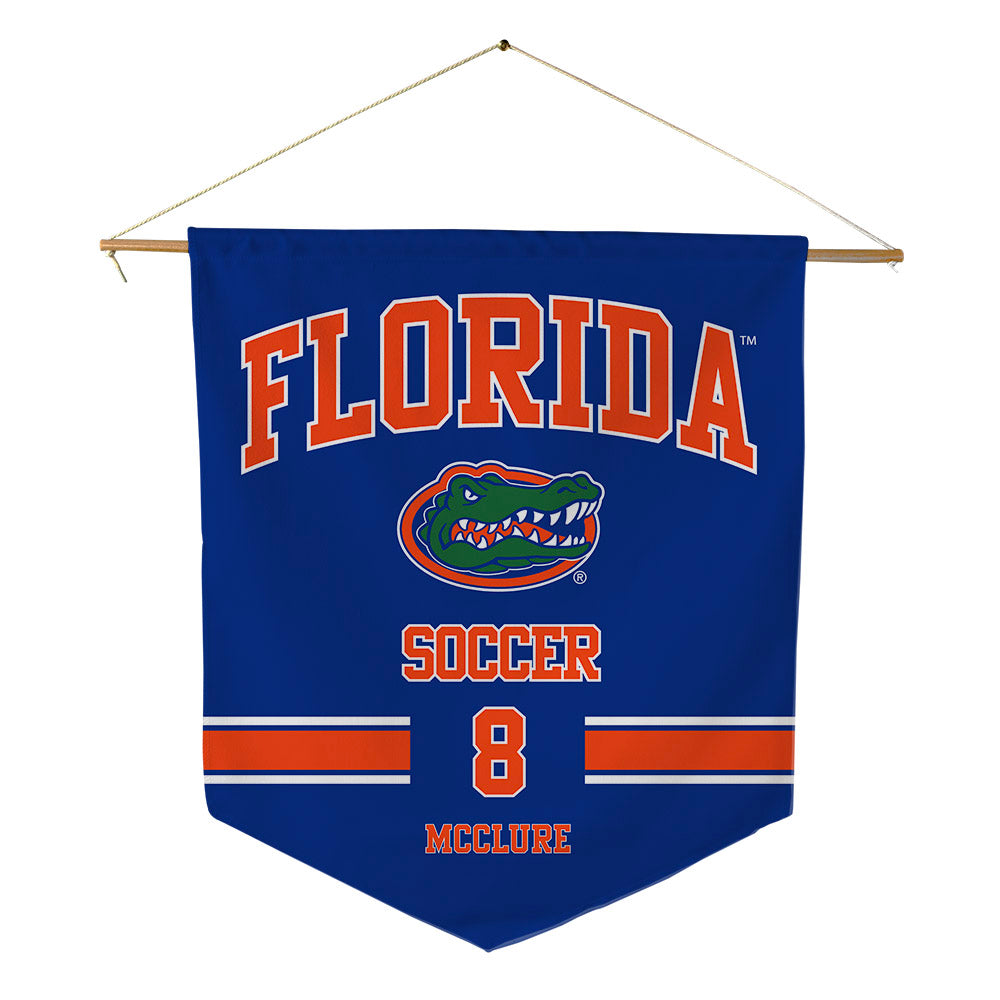 Florida - NCAA Women's Soccer : Charlotte McClure - Pennant - 18" x 21"-0
