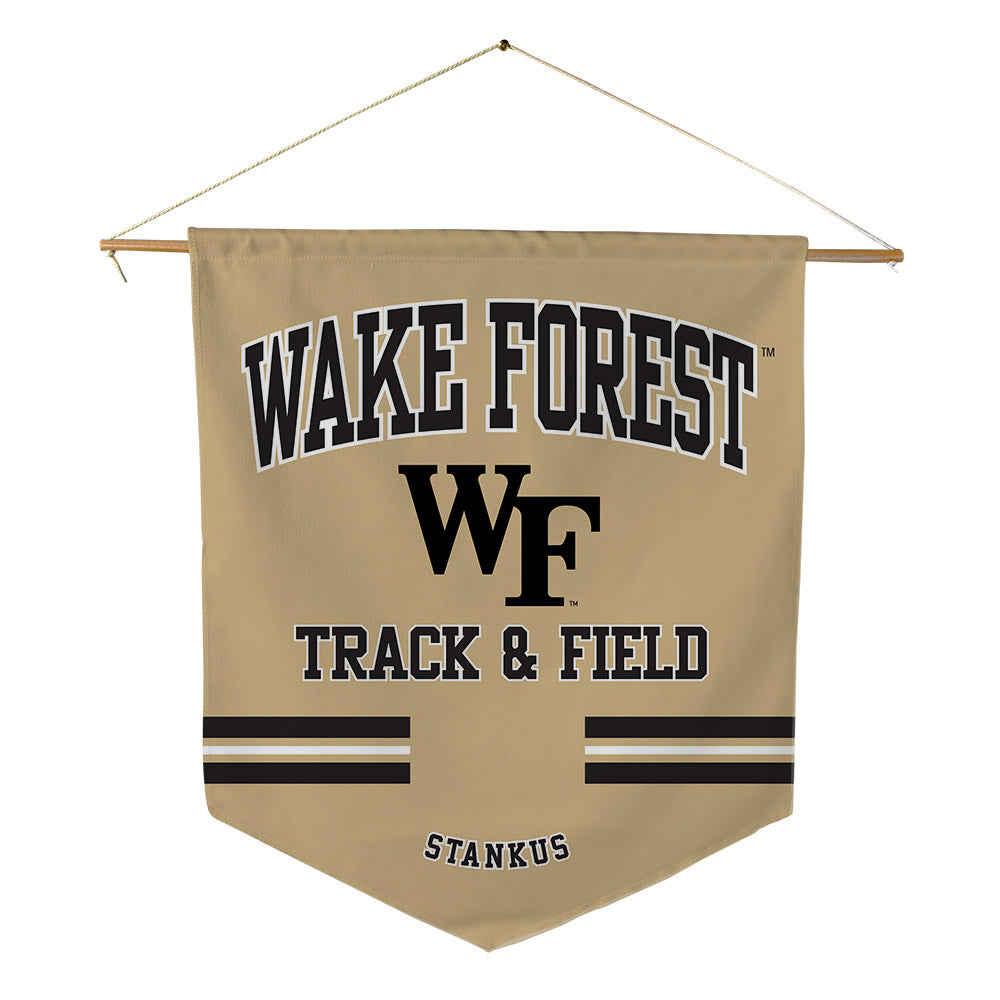 Wake Forest - NCAA Women's Track & Field : Abby Stankus - Pennant - 18" x 21"-0