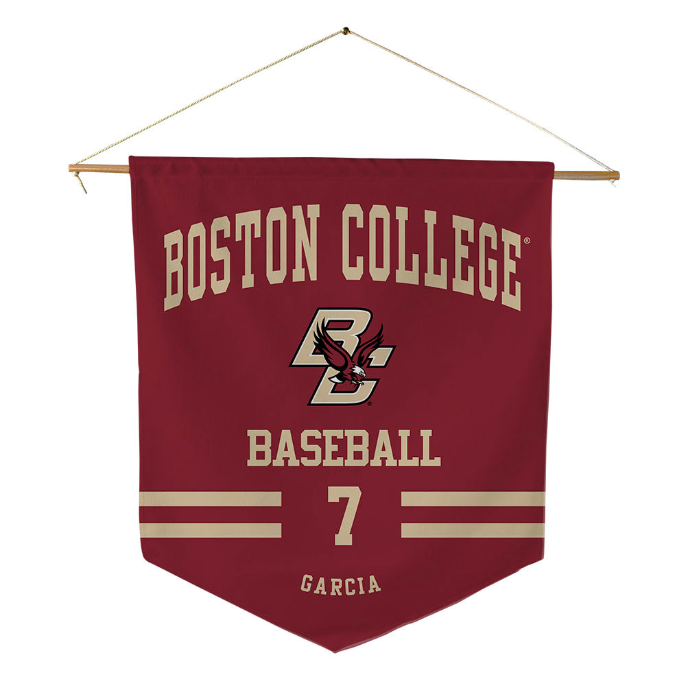 Boston College - NCAA Baseball : Esteban Garcia - Pennant - 18" x 21"-0