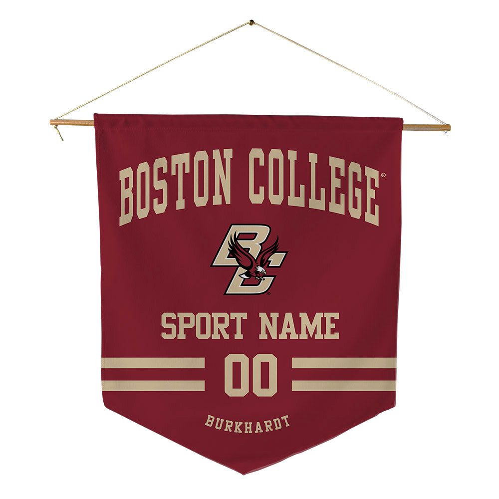 Boston College - NCAA Men's Soccer : Jack Burkhardt - Pennant - 18" x 21"-0