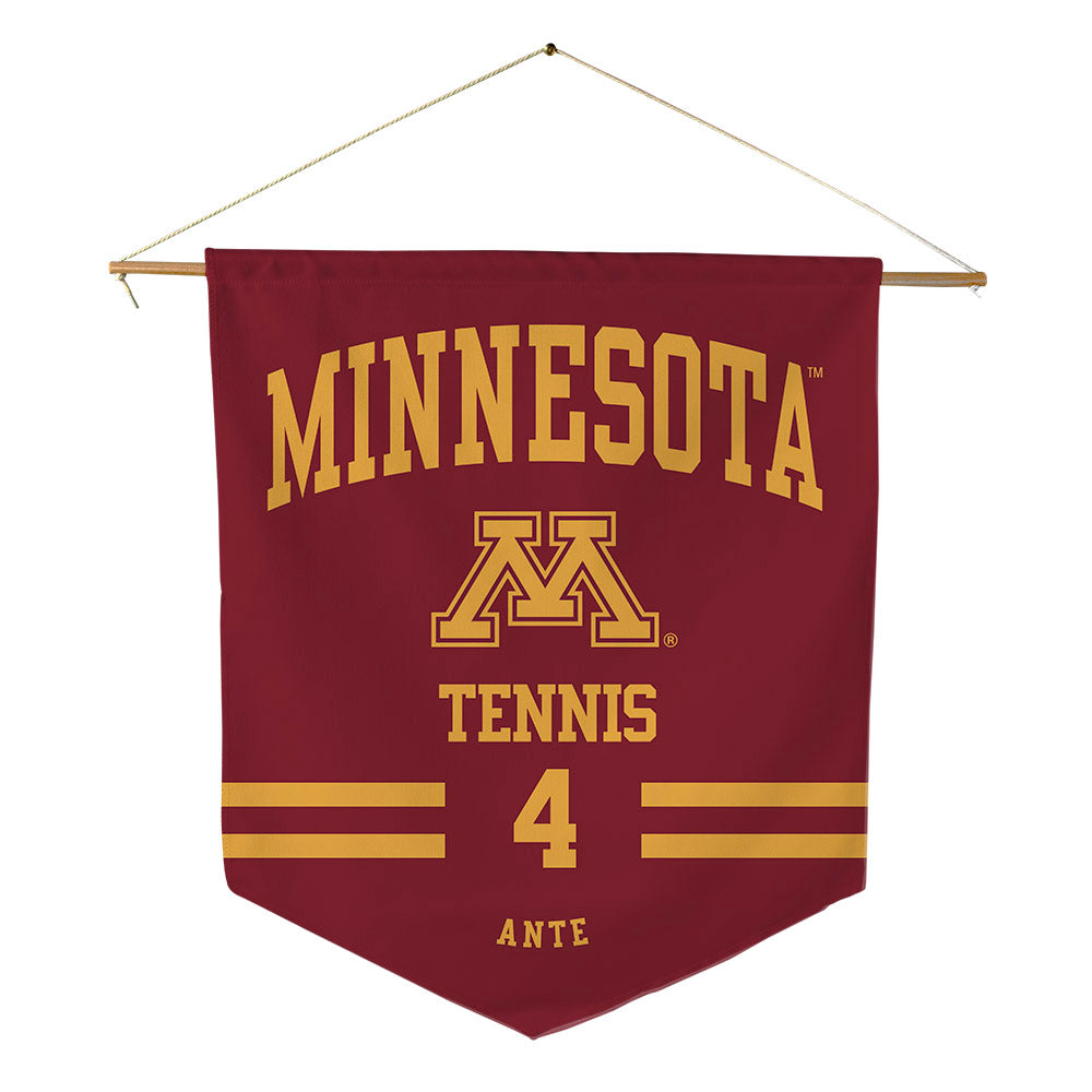 Minnesota - NCAA Women's Tennis : Jeselle Ante - Pennant - 18" x 21"-0