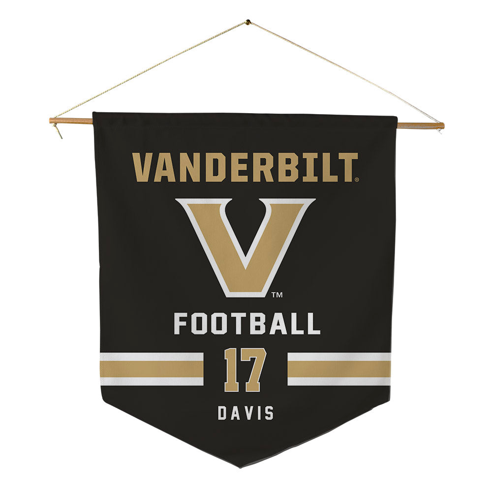 Vanderbilt - NCAA Football : Mark Davis - Pennant - 18" x 21"-0