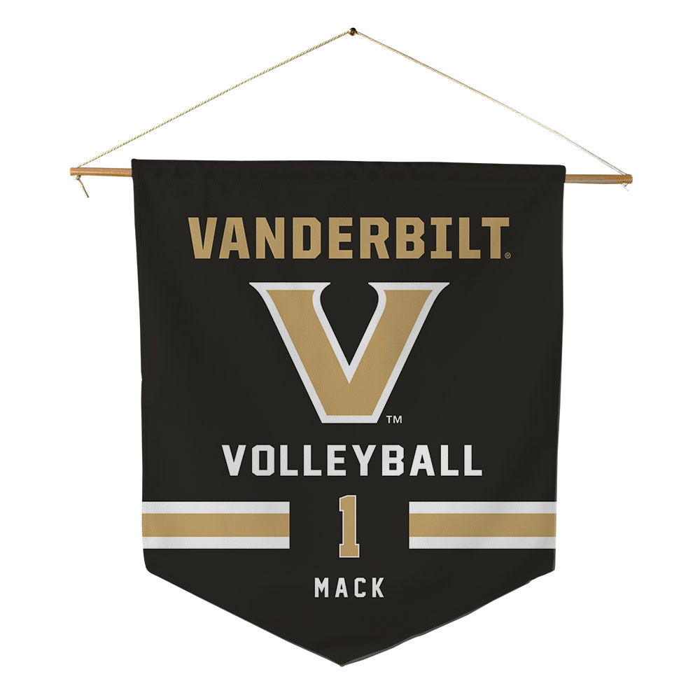 Vanderbilt - NCAA Women's Volleyball : Hailee Mack - Pennant - 18" x 21"-0