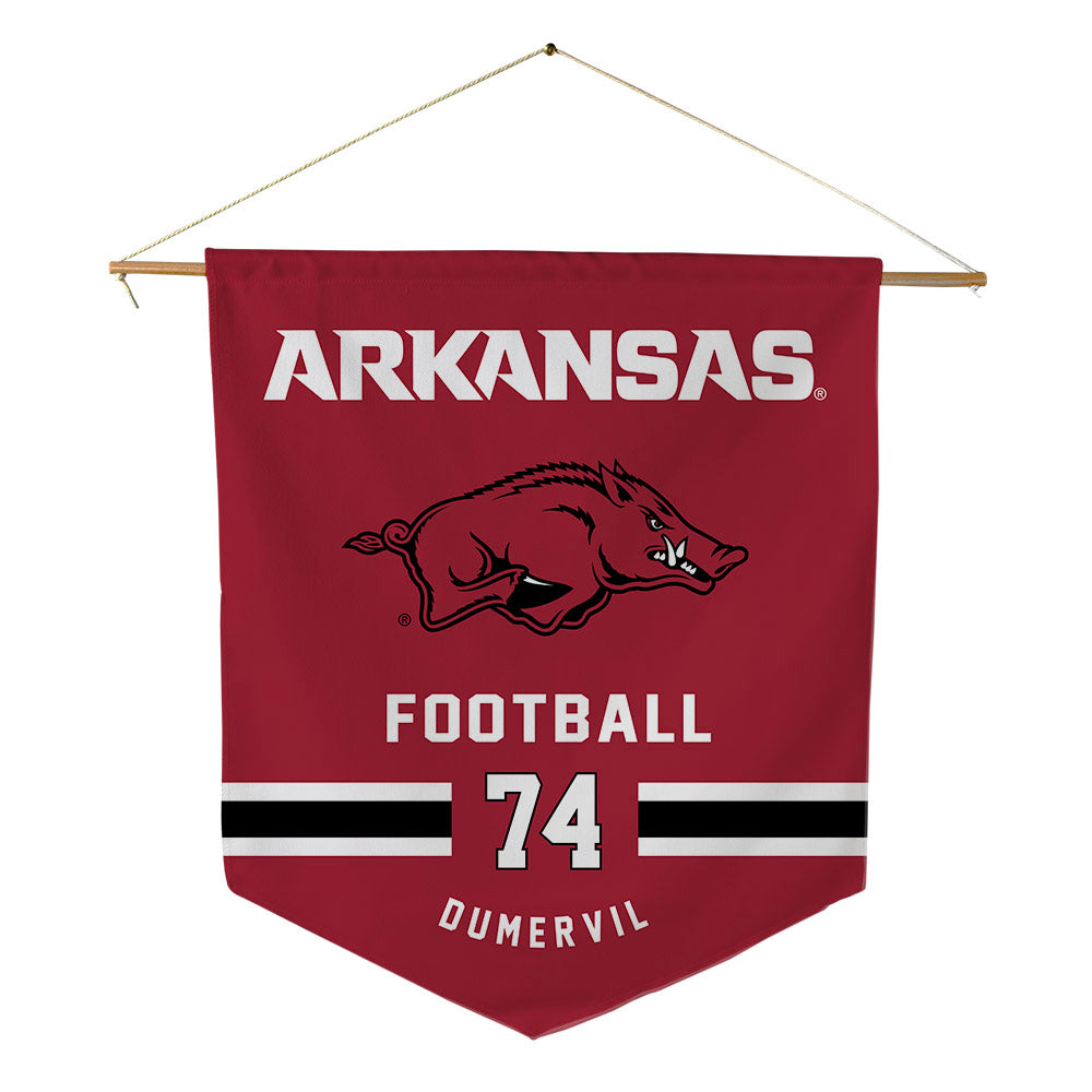 Arkansas - NCAA Football : Marcus Dumervil - Pennant - 18" x 21"-0