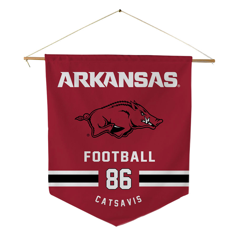 Arkansas - NCAA Football : Walker Catsavis - Pennant - 18" x 21"-0