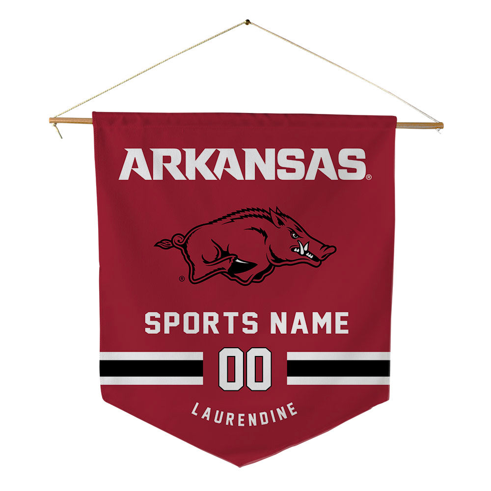 Arkansas - NCAA Women's Volleyball : Lakin Laurendine - Pennant - 18" x 21"-0