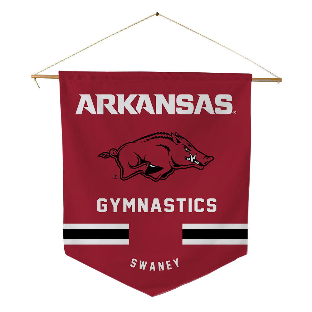 Arkansas - NCAA Women's Gymnastics : Cally Swaney - Pennant - 18" x 21"-0