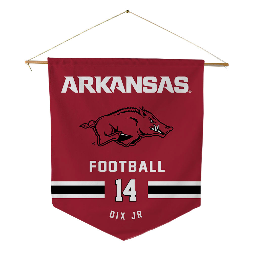Arkansas - NCAA Football : Stephen Dix Jr - Pennant - 18" x 21"-0