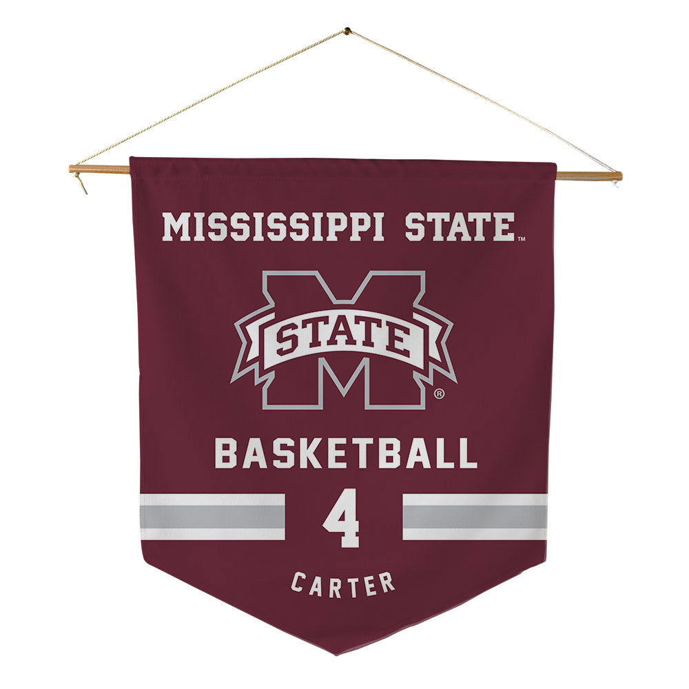 Mississippi State - NCAA Women's Basketball : Jessika Carter - Pennant - 18" x 21"-0