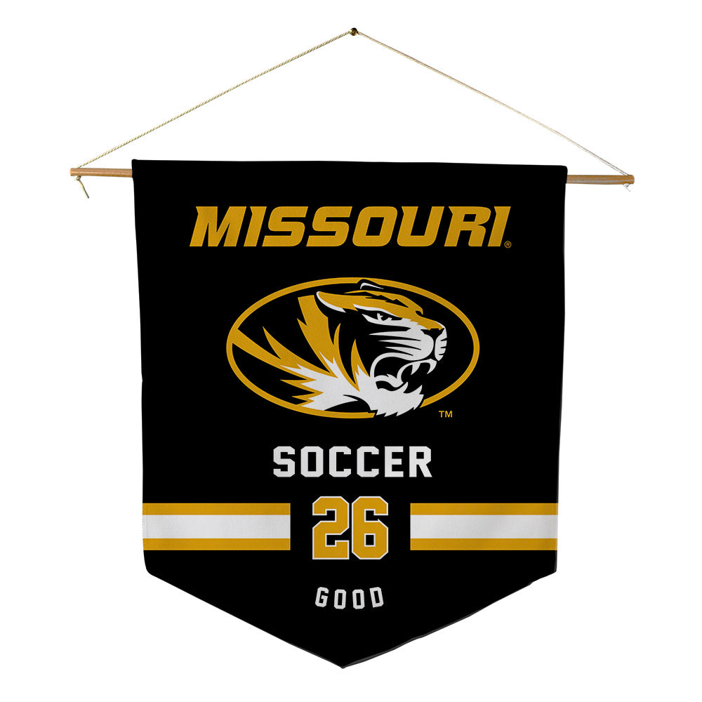Missouri - NCAA Women's Soccer : Keegan Good - Pennant - 18" x 21"-0