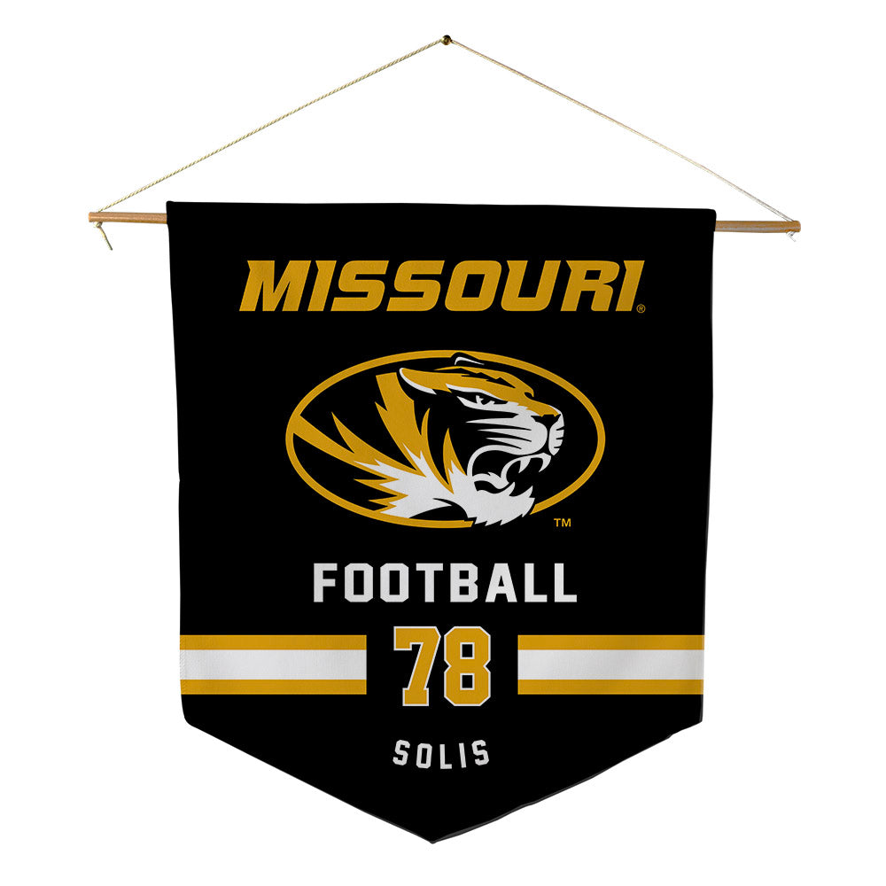 Missouri - NCAA Football : Brandon Solis - Pennant - 18" x 21"-0