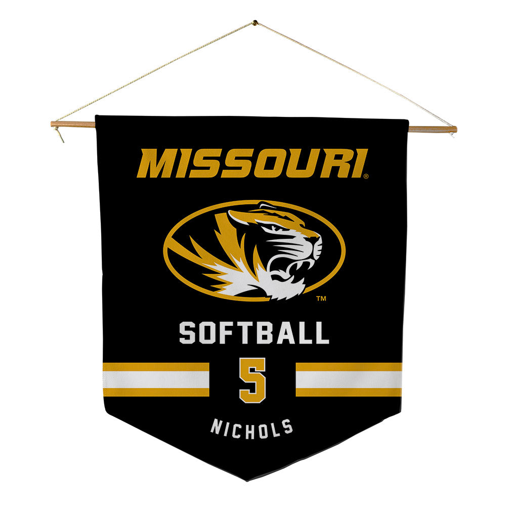 Missouri - NCAA Softball : Emma Nichols - Pennant - 18" x 21"-0