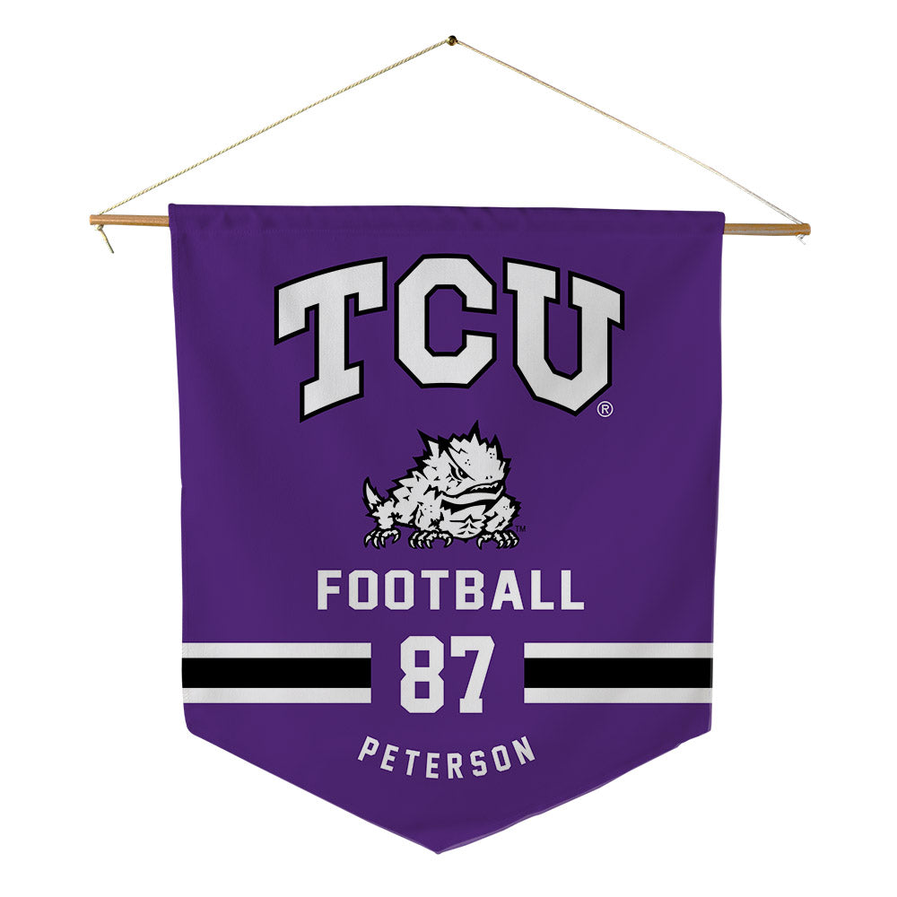 TCU - NCAA Football : Mason Peterson - Pennant - 18" x 21"-0