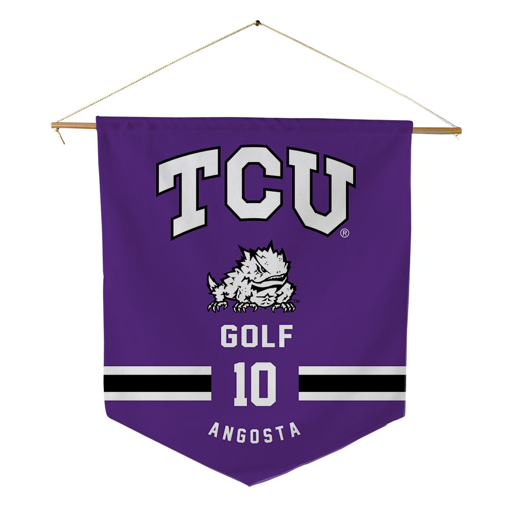 TCU - NCAA Women's Golf : Kirstin Angosta - Pennant - 18" x 21"-0